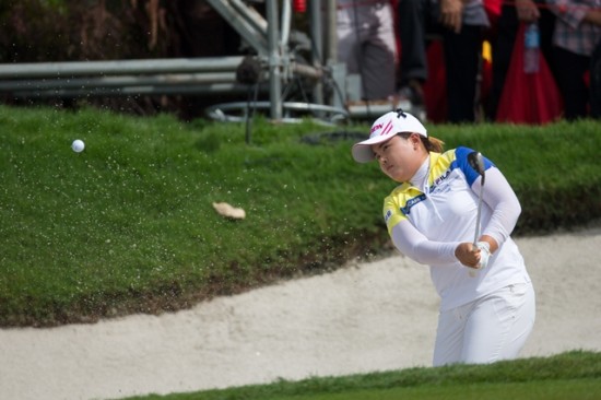 In-bee Park in action during the Sime Darby LPGA Malaysia 2013 ©eddieputera