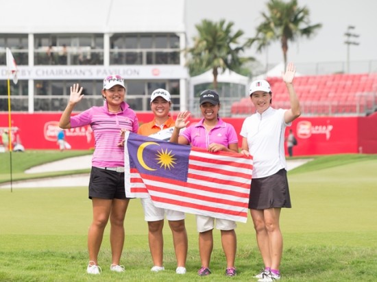 National amateur Michelle Koh and professionals Aretha Pan, Ainil Johani Abu Bakar and Cindy Lee-Pridgen ©eddieputera|TCH